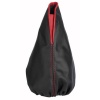 ISOTTA Gear Shift Boot Leather - Black/Red Border