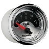 Autometer American Muscle 2-1/16-inch (52.4mm) - Short Sweep Electric - Fuel Level (240-33 ohms)