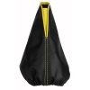 ISOTTA Gear Shift Boot Leather - Black/Yellow Border