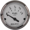 Autometer American Platinum 2-1/16-inch (52.4mm) - Short Sweep Electric - Fuel Level GM 0-90 ohms
