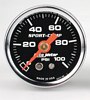 Autometer Sport-Comp 1-1/2 Pressure Gauge - 0-100 PSI Black Dial Face