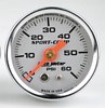 Autometer Sport-Comp 1-1/2 Pressure Gauge - 0-60 PSI Silver Dial Face