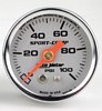 Autometer Sport-Comp 1-1/2 Pressure Gauge - 0-100 PSI Silver Dial Face